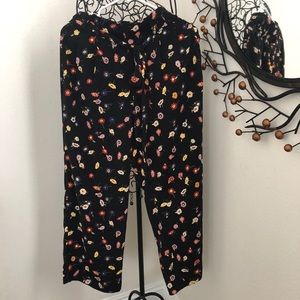 ZARA Floral Trouser Pants